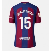 Fotbalové Dres Barcelona Andreas Christensen #15 Dámské Domácí 2023-24 Krátký Rukáv